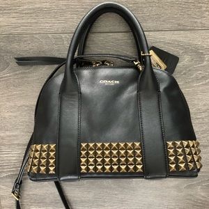 Coach handbag with shoulder strap